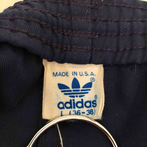 アディダス adidas 70-80S MADE IN USA トレフォイルロゴ サイドライントラックパンツ メンズ JPN:L
