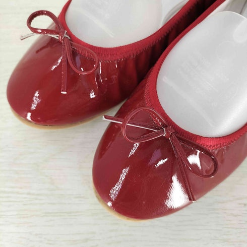 KURUN Pauline -Enamel Red バレエシューズ レディース JPN:24