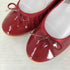 KURUN Pauline -Enamel Red バレエシューズ レディース JPN:24