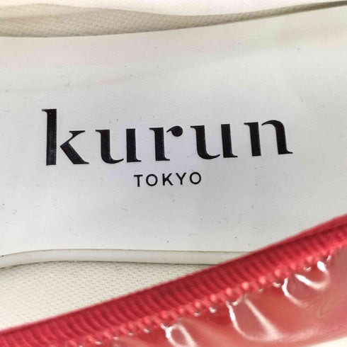 KURUN Pauline -Enamel Red バレエシューズ レディース JPN:24