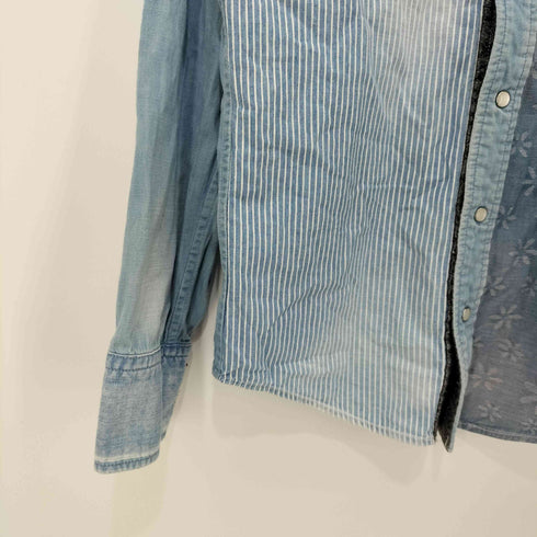 アユイテ AYUITE 00s Y2K archive 切替 デニム ウエスタンシャツ メンズ