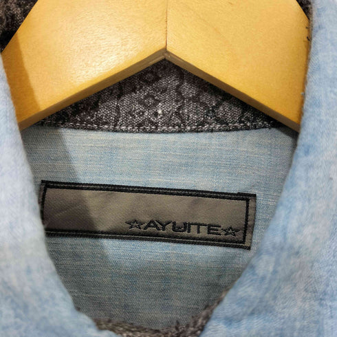 アユイテ AYUITE 00s Y2K archive 切替 デニム ウエスタンシャツ メンズ