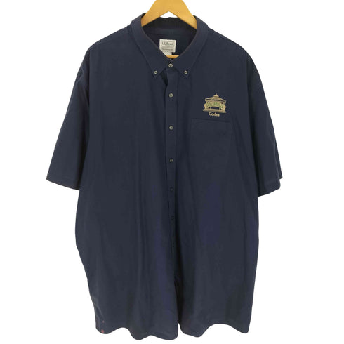 エルエルビーン L.L.Bean COLLIERVILLE Codes 刺繍 ショートスリーブ ボタンダウンシャツ メンズ XXXL-TALL