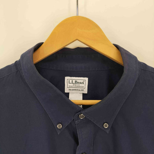 エルエルビーン L.L.Bean COLLIERVILLE Codes 刺繍 ショートスリーブ ボタンダウンシャツ メンズ XXXL-TALL