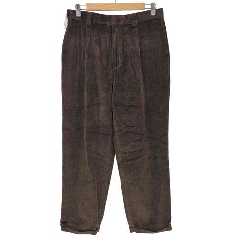 HENRY GRETHEL 2タックコーデュロイストレートパンツ メンズ 32