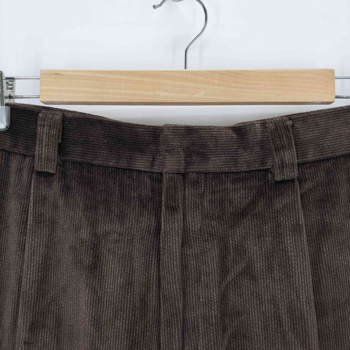 HENRY GRETHEL 2タックコーデュロイストレートパンツ メンズ 32