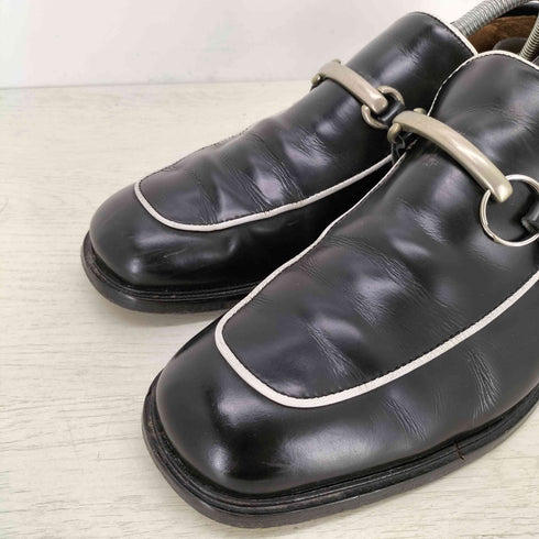 エンポリオアルマーニ EMPORIO ARMANI イタリア製 ホースビット レザーローファー メンズ