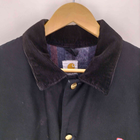 カーハート Carhartt 00S メキシコ製 ロゴワッペン 企業ロゴ刺繍 裏地ブランケット DUCK CHORE COAT タックチョアコート メンズ import:XL