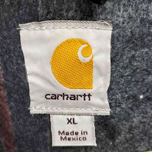 カーハート Carhartt 00S メキシコ製 ロゴワッペン 企業ロゴ刺繍 裏地ブランケット DUCK CHORE COAT タックチョアコート メンズ import:XL