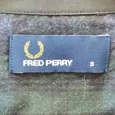フレッドペリー FRED PERRY オープンカラー 開襟シャツ メンズ import:S