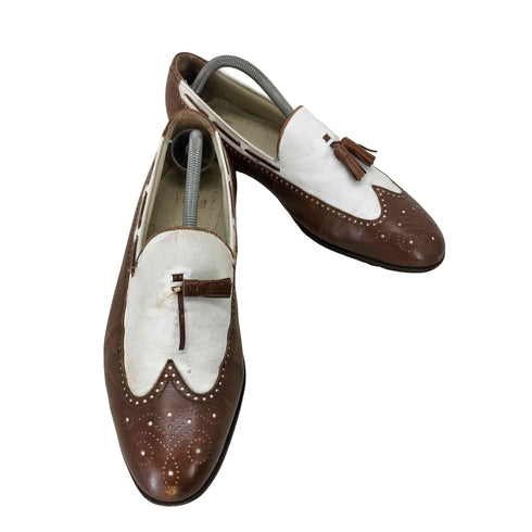 フローシャイム FLORSHEIM ウィングチップ タッセルローファー メンズ 8 1/2