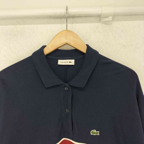 ラコステ LACOSTE ボトムリブ切り替え ポロドレス ワンピース レディース 38