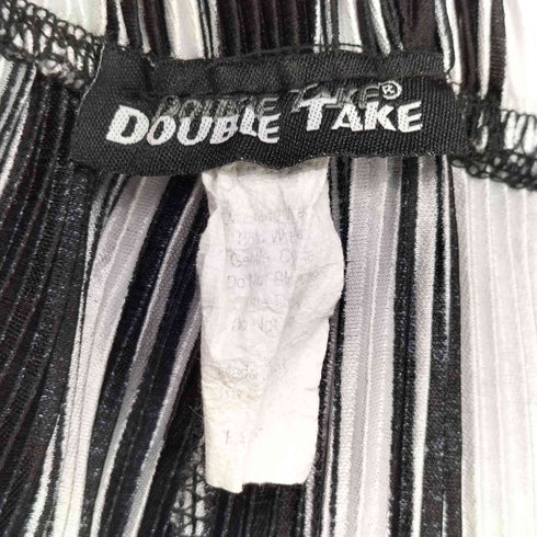 DOUBLE TAKE USA製 バイカラー プリーツ パンツ メンズ LARGE
