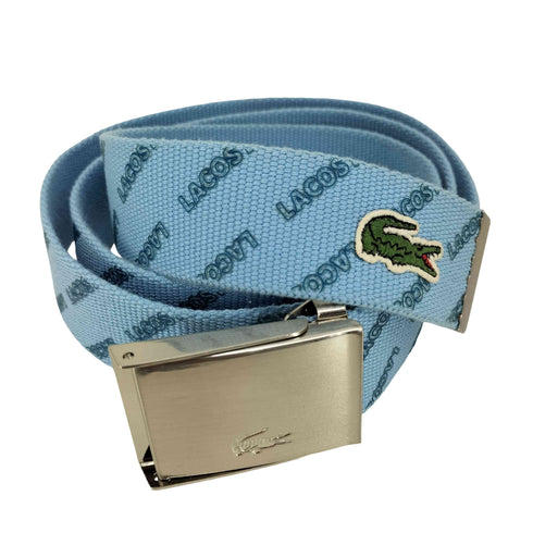 ラコステ LACOSTE ロゴ プリント ガチャ ベルト メンズ