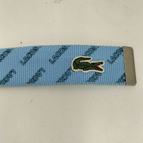 ラコステ LACOSTE ロゴ プリント ガチャ ベルト メンズ