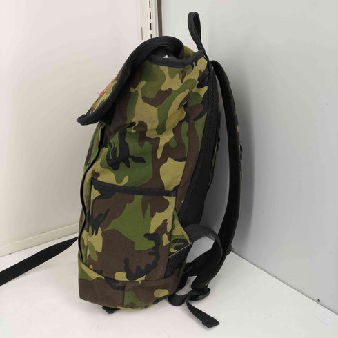 マンハッタンポーテージ Manhattan Portage ロゴパッチ カモ柄 マルチポケット バックパック リュック メンズ