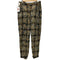 KOLOS PARIS OPTI ジップ ステッチ デザイン チェック パンツ EURO VINTAGE メンズ 42