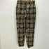 KOLOS PARIS OPTI ジップ ステッチ デザイン チェック パンツ EURO VINTAGE メンズ 42