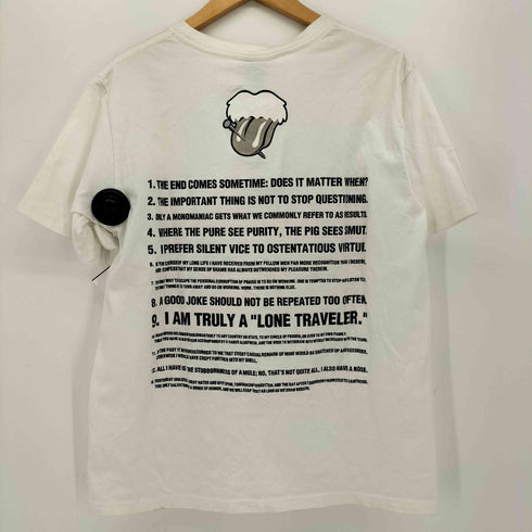 N NUMBER 12AW カート期 復刻デザイン ストーンズ クラック プリント S/S クルーネック Tシャツ メンズ JPN:3