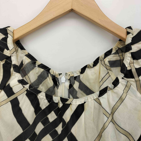 バーバリーブルーレーベル BURBERRY BLUE LABEL メガチェック ノースリーブ チュニック レディース FR:36