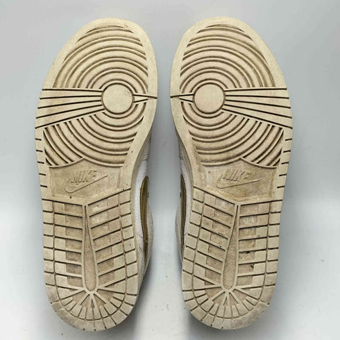 ジョーダンブランド JORDAN BRAND WMNS AIR JORDAN 1 LOW METALLIC GOLD-WHITE メンズ JPN:28.5
