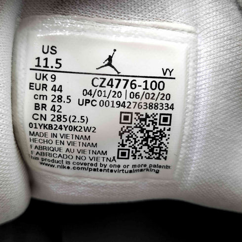 ジョーダンブランド JORDAN BRAND WMNS AIR JORDAN 1 LOW METALLIC GOLD-WHITE メンズ JPN:28.5