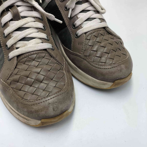 ボッテガヴェネタ BOTTEGA VENETA イタリア製 イントレチャート レザー メッシュ切替 スニーカー メンズ 41
