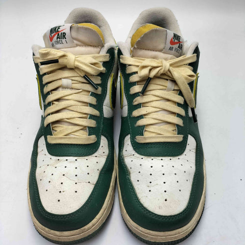 ナイキ NIKE AIR FORCE 1 '07 LV8 SAIL/NOBLE GREEN-OPTI YELLOW メンズ JPN:27