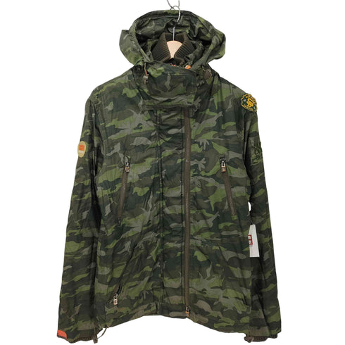 スーパードライ Superdry 極度乾燥(しなさい) Hooded Arctic Wind Attacker 迷彩 マウンテンパーカー メンズ import:XS