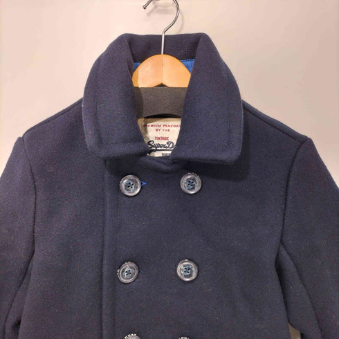 スーパードライ Superdry 極度乾燥(しなさい) HEAVYWEIGHT WOOL Pコート メンズ import:S
