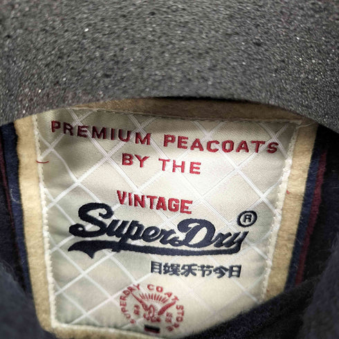 スーパードライ Superdry 極度乾燥(しなさい) HEAVYWEIGHT WOOL Pコート メンズ import:S