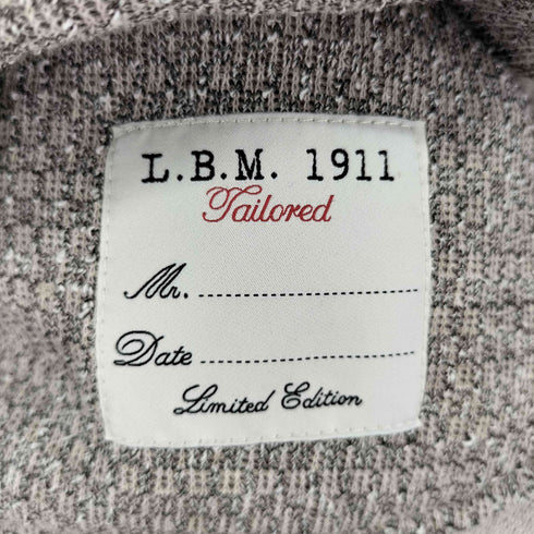 エルビーエム1911 L.B.M.1911 イタリア製 コットンリネン ジレ メンズ