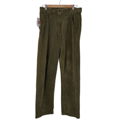コムデギャルソンオムプラスエバーグリーン COMME des GARCONS HOMME PLUS EVER GREEN AD2006 06AW バイアス期 復刻 サイドアジャスターベルト コーデュロイ パンツ メンズ SS