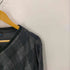 バーバリーブルーレーベル BURBERRY BLUE LABEL V-neck Cotton Argyle Knit Sweater ホース ロゴ 刺繍 Vネック ローゲージ コットン アーガイル ニット セーター レディース import:L