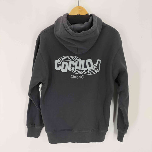 ココロブランド COCOLO BLAND ロゴプリントプルオーバーパーカー メンズ JPN:L