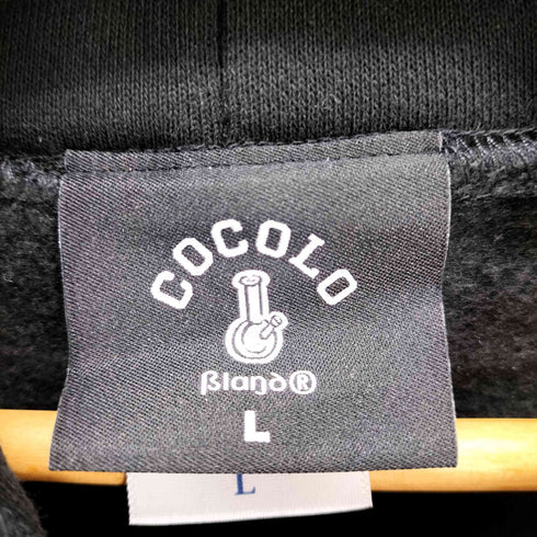 ココロブランド COCOLO BLAND ロゴプリントプルオーバーパーカー メンズ JPN:L