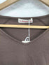 ランセル LANCEL PARIS フリルデザイン Vネック カットソー Tシャツ レディース 40