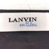 ランバン LANVIN コサージュ付き ボートネック ボーダー柄 ワンピース チュニック レディース 38