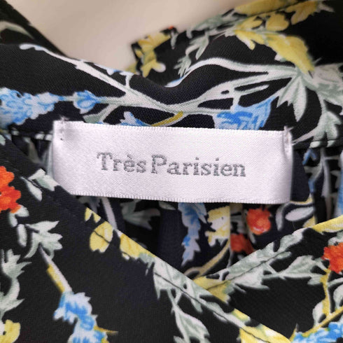 Tres Parisien 総柄 シャツワンピース レディース JPN:M