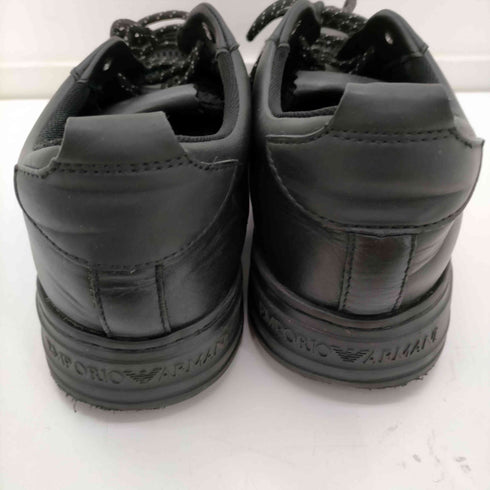 エンポリオアルマーニ EMPORIO ARMANI TRAVEL ESSENTIAL PACKBLE FOR THE URBAN TRAVELLER レザー スニーカー メンズ EUR:43