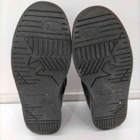 エンポリオアルマーニ EMPORIO ARMANI TRAVEL ESSENTIAL PACKBLE FOR THE URBAN TRAVELLER レザー スニーカー メンズ EUR:43