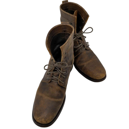 ブッテロ BUTTERO イタリア製 型押し レザー ブーツ vibramソール メンズ EUR:40