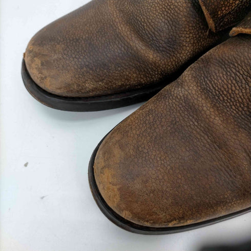 ブッテロ BUTTERO イタリア製 型押し レザー ブーツ vibramソール メンズ EUR:40