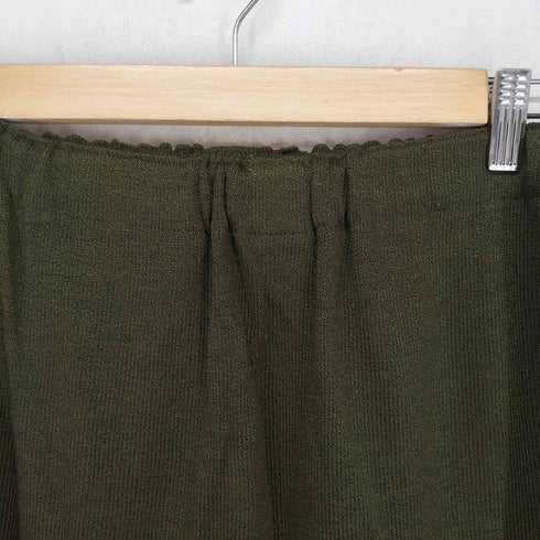 Toyoko Saito センタープレスワイドニットパンツ domestic レディース