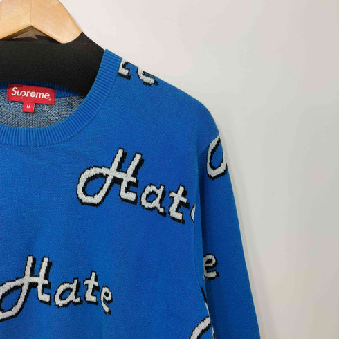 シュプリーム Supreme 13AW Hate Sweater メンズ JPN:M
