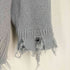 ハーシュアンドクルーエル HARSHANDCRUEL バックプリント ダメージ加工 ニット メンズ import:M