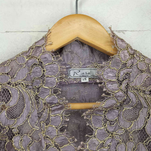 Rasa 花柄シースルーデザインジャケット レディース 51