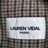 LAUREN VIDAL チェック チェスターコート レディース