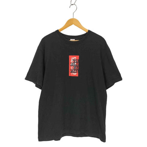 ザブラックアイパッチ THE BLACK EYE PATCH HANDLE WITH CARE 取扱注意 両面プリント S/S クルーネック Tシャツ メンズ JPN:L