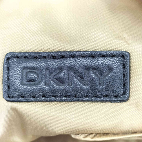 ダナキャランニューヨーク DKNY レザー ナイロン ハンドバッグ Y2K レディース